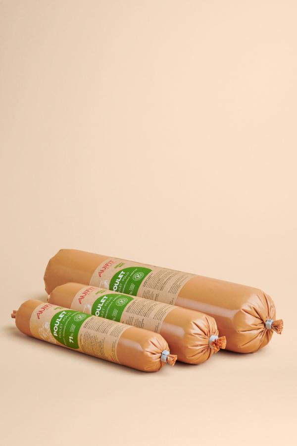 Saucisse Dog Poulet avec 70% de viande de poulet